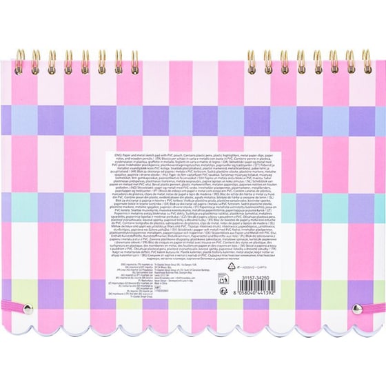 Sketchbook Σημειωματάριο Posh+Pop με Σετ Stationery image 2