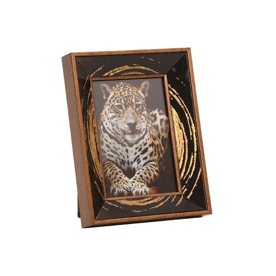 Κορνίζα Espiel από Συνθετική Ρητίνη Maf122 10x15 cm - Χρυσή/Μαύρη image 0