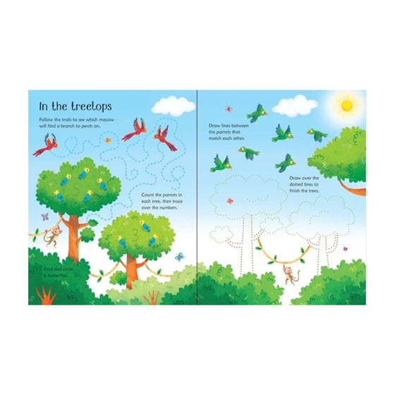Wipe-Clean Jungle Activities image 1
