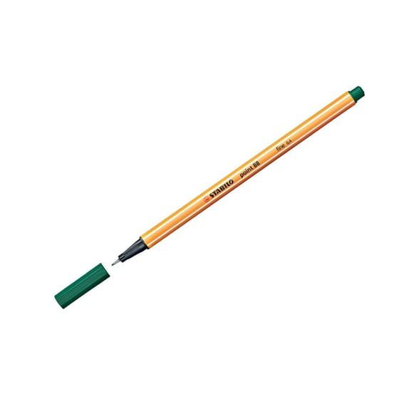 Μαρκαδόρος Γραφής Stabilo Point 88 Στρογγυλή Μύτη Pine Green 0.4 mm image 0