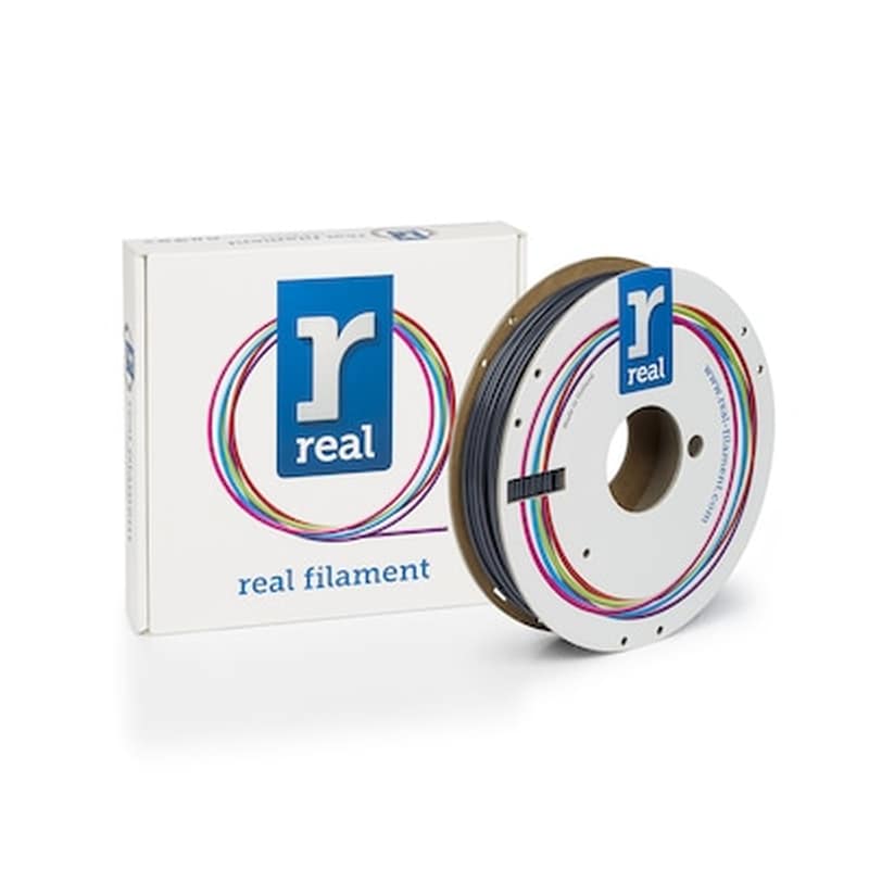 REAL FILAMENTS Real Pla 3d Printer Filament - Gray - Spool Of 0.5kg – 2.85mm (refplagray500mm3)