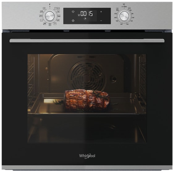 WHIRLPOOL OMR58HU1FB 71 Lt Inox Εντοιχιζόμενος Φούρνος Άνω Πάγκου image 2