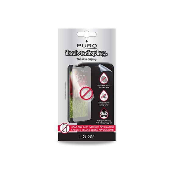 Μεμβράνη οθόνης LG G2 - Puro Anti-Fingerprints SDAG2LG image 1