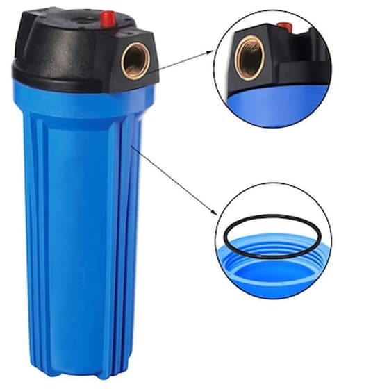 Eiger Μονή Συσκευή Φίλτρανσης Κάτω Πάγκου Μπλέ 10” – Έξοδος 1/2” image 0