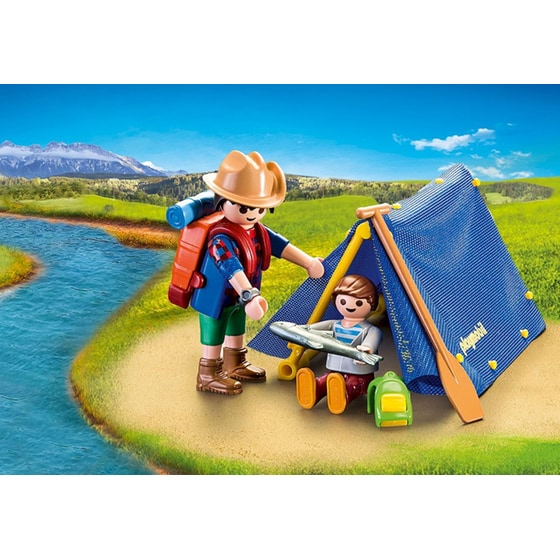 PLAYMOBIL® Family Fun Maxi Βαλιτσάκι Κατασκήνωση Στην Εξοχή (9323) image 3