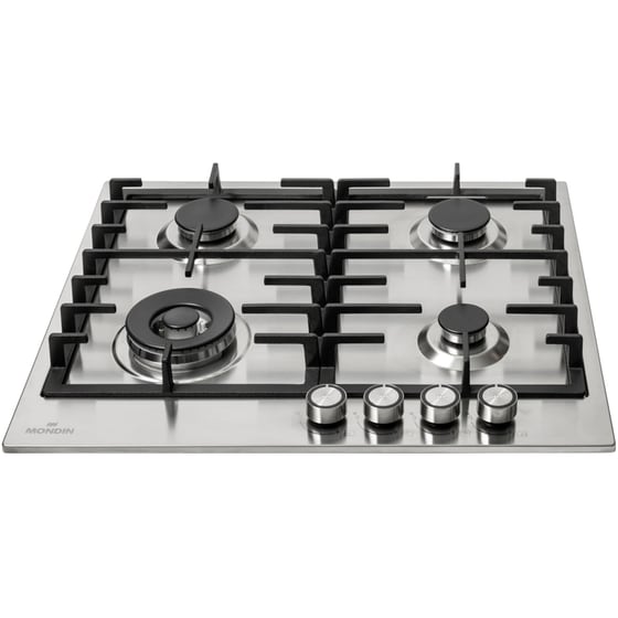 MONDIN FB604VTGLX(GPL) 59 cm Ασημί Εστία Υγραερίου Αυτόνομη image 1