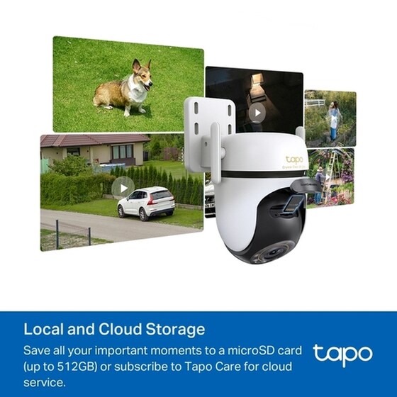 TP-Link Outdoor Pan/Tilt Security Wi-Fi Camera SPEC: 3K 5MP (2880x1620), 2.4 GHz, 2 × External Antennas, 1 × Ethernet Port, Horizontal 360º image 11