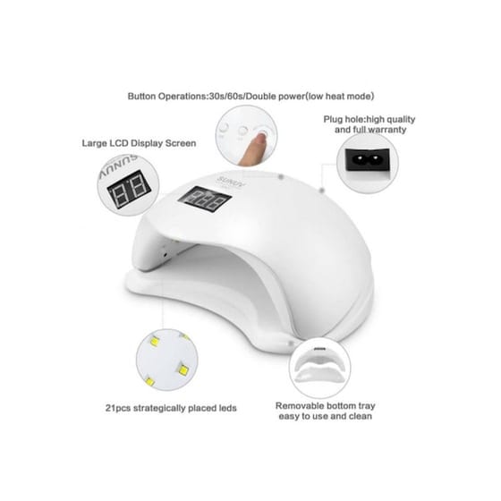 Επαγγελματικό Φουρνάκι Νυχιών  Led Uv Sun 5 Oem image 5