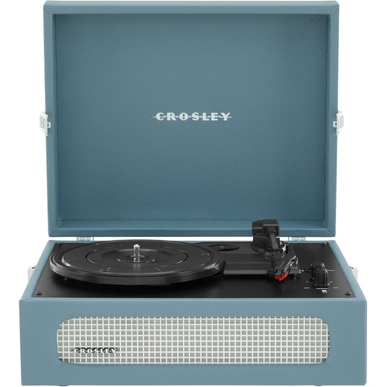 Πικάπ Crosley Voyager CR8017B-WB4 2-way Bluetooth Με Ενσωματωμένα Ηχεία - Washed Blue image 0
