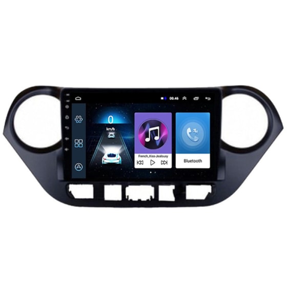 Ηχοσύστημα με Οθόνη Αφής 9'' Android GPS Wi-Fi Bluetooth 4GB/32GB Hy270 για Hyundai i10 (2014  -2020) - Μαύρο image 0