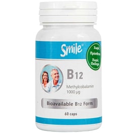 Smile B12 1000μg - 60 κάψουλες