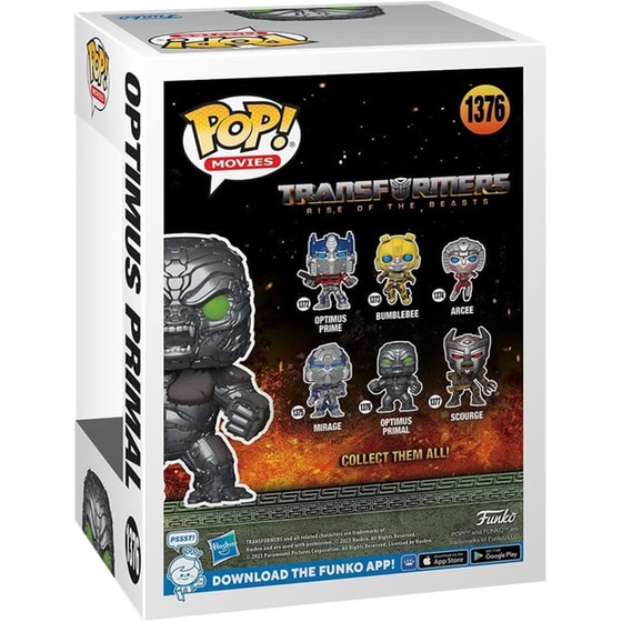 Funko Pop! Movies - Transformers: Rise of the Beasts - Optimus Primal #1376 image 2