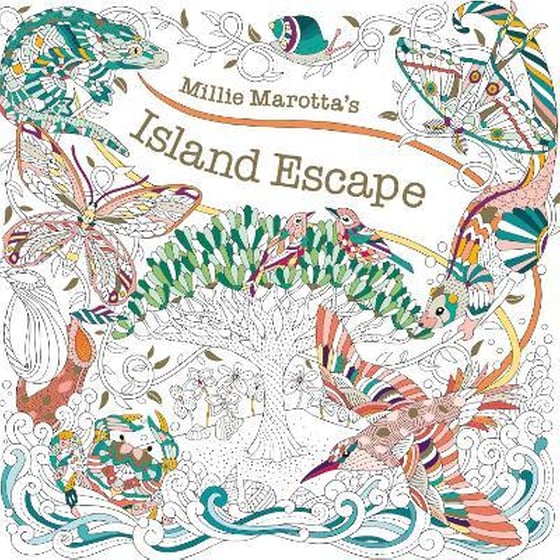 Millie Marotta's Island Escape : A Colouring Adventure image 0