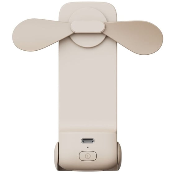 Ανεμιστήρας Χειρός Morris MHF-14101 Foldable Hand-held USB Fan - Beige image 4