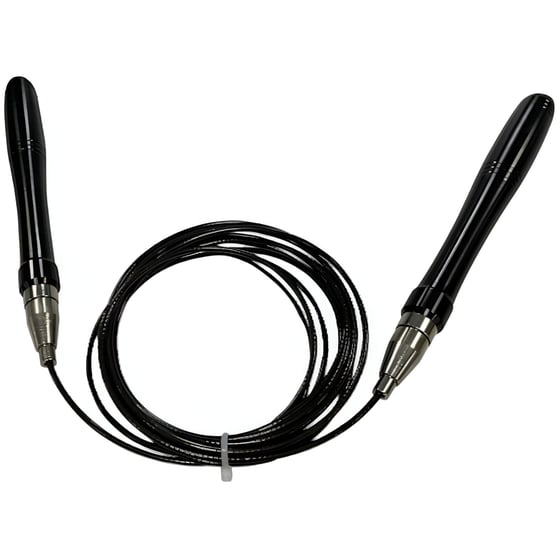 Σχοινάκι Γυμναστικής Amila Speed Rope Powerslim 3m - Μαύρο image 0