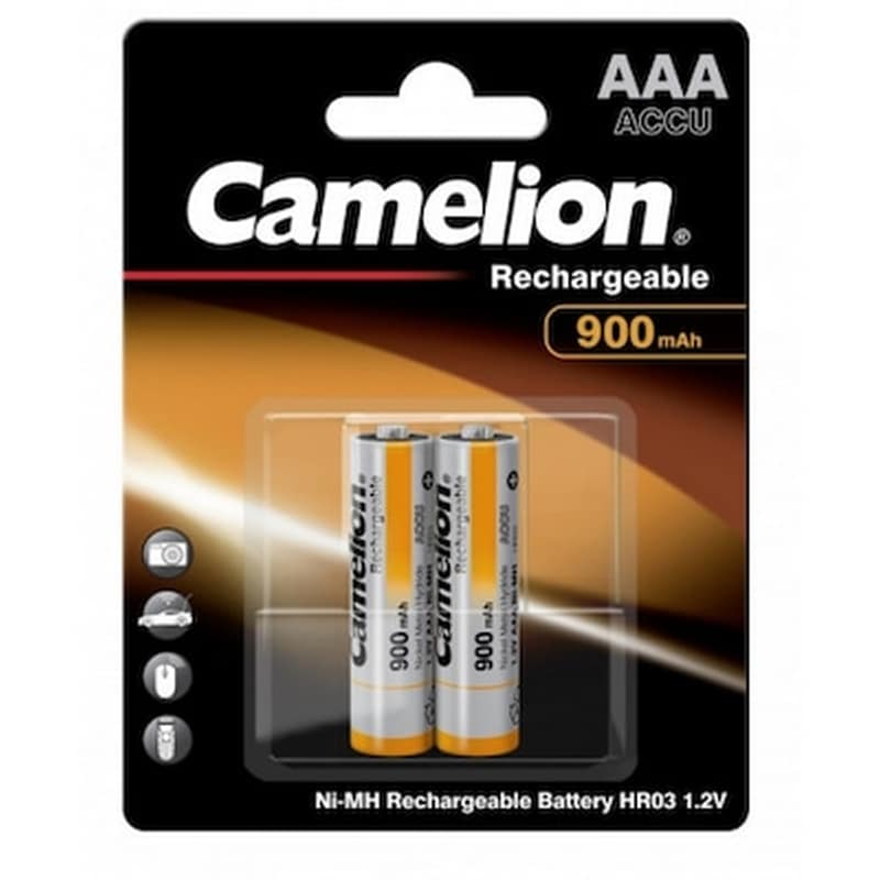 Camelion Επαναφορτιζόμενες Μπαταρίες AAA NiMH 900mAh 1.2 V 2 τεμάχια MRK2204787