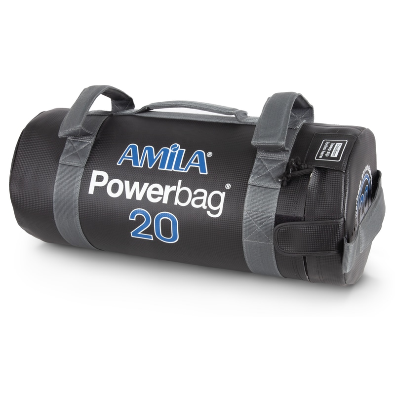 Power Bag 20kg Amila Pro 90678 από Νάιλον με Άμμο - Μαύρος