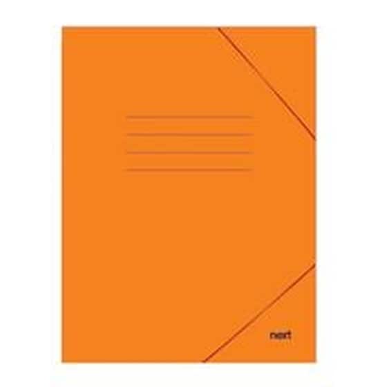 Φάκελος Πρεσπάν Next με Λάστιχο Α4 Πλαστικοποιημένος Πορτοκαλί Υ35x25εκ. image 0