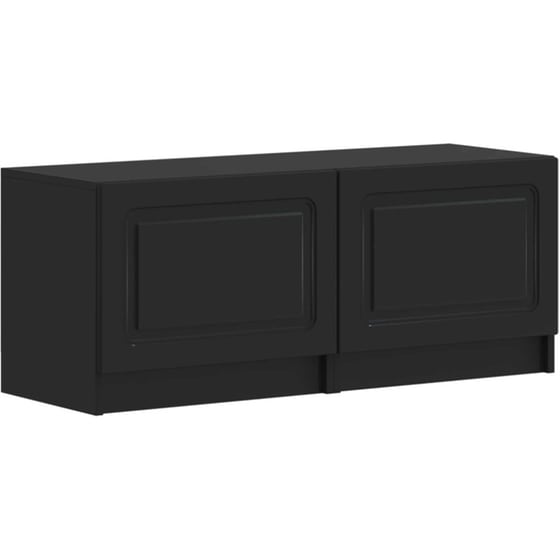 Έπιπλο Τηλεόρασης VidaXL UTRECHT με LED 3 τμχ 198 x 35 x 40 cm - Μαύρο image 2