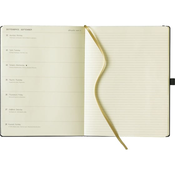 Ημερολόγιο Εβδομαδιαίο 2026 Θεοφύλακτος 12M Sherwood Μπλε image 1