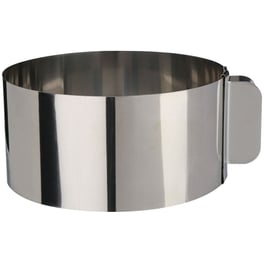 Τσέρκι Ζαχαροπλαστικής Spitishop Ανοιξείδωτο  16/30x7.5 cm - Ασημί