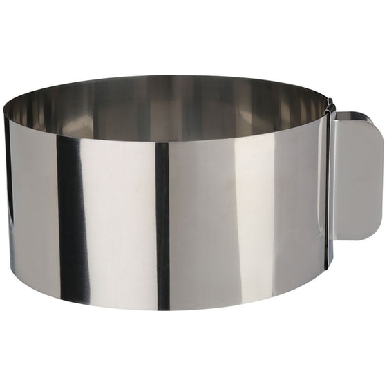 Τσέρκι Ζαχαροπλαστικής Spitishop Ανοιξείδωτο  16/30x7.5 cm - Ασημί image 0