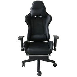 Καρέκλα Gaming Next Deco Τροχήλατη από Δερματίνη - Μαύρη