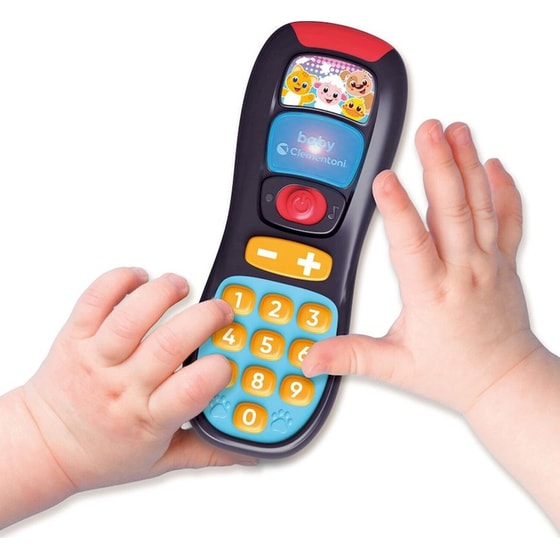 Baby Clementoni Βρεφικό Εκπαιδευτικό Παιχνίδι Τηλεκοντρόλ - Μιλάει Ελληνικά (106-037) image 1
