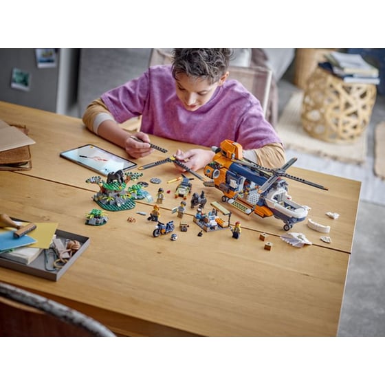 LEGO® City Jungle Explorer Helicopter at Base Camp (60437) image 5