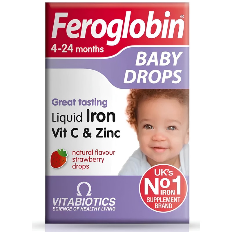 VITABIOTICS Συμπλήρωμα Διατροφής Vitabiotics Feroglobin Baby - 30 ml Σταγόνες