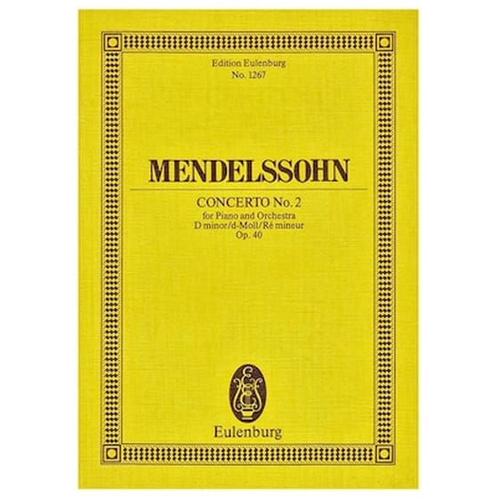 Mendelssohn - Concerto Nr.2 In G Minor Op.26 [pocket Score] image 1