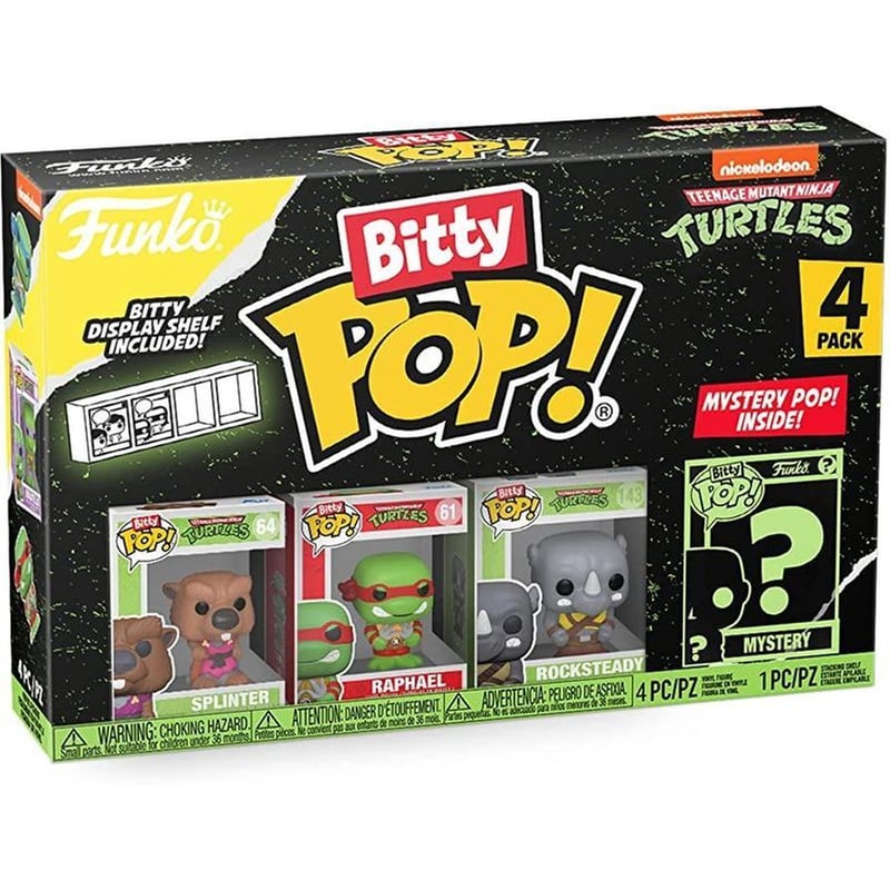 FUNKO Funko Bitty Pop! - Teenage Mutant Ninja Turtles: Splinters 4-Pack Set