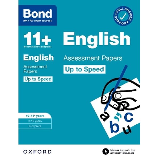 Bond 11+: Bond 11+ English Up to Speed Assessment Papers with Answer Support 10-11 years: Ready for the 2024 exam image 0