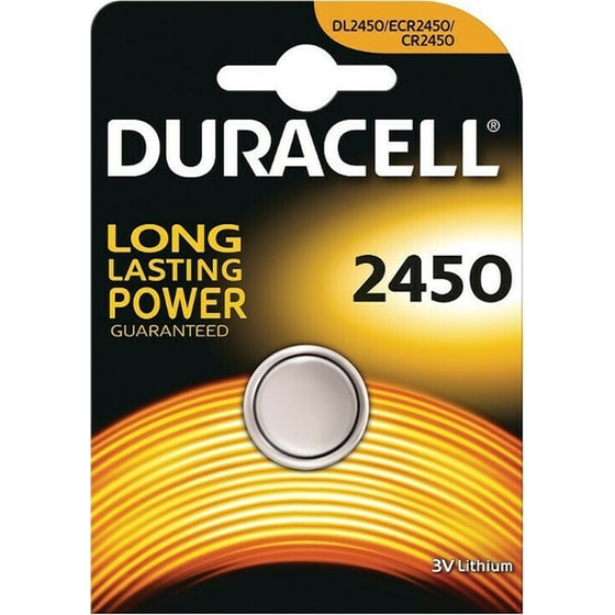 Buttoncell Μπαταρία Λιθίου Duracell CR2450 3V 1τμχ image 0