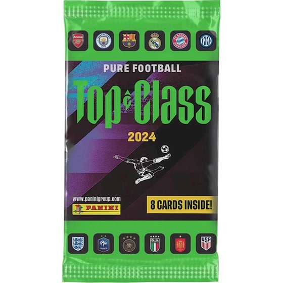 Panini Κάρτες Top Class 2024 Pure Football Κάρτες Booster Display (24 φακελάκια) image 1