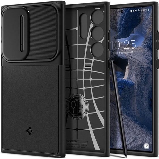 Θήκη Samsung Galaxy S23 Ultra - Spigen Optik Armor - Black image 0