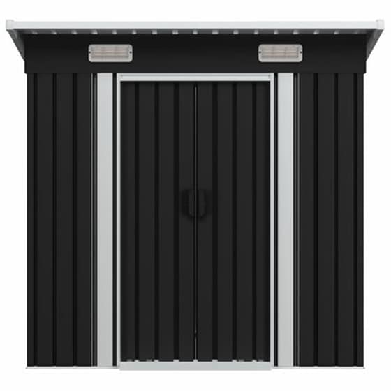 Vidaxl Αποθήκη Κήπου Ανθρακί Ατσάλινη image 4