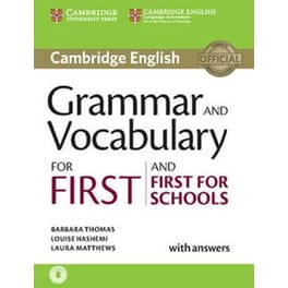 Grammar and Vocabulary for First and First for Schools Book with Answers and Audio
