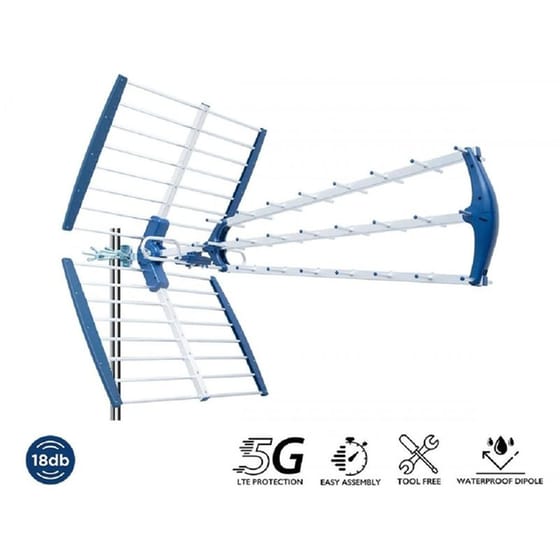 Εξωτερική Κεραία Edision Talos - Μπλε image 0