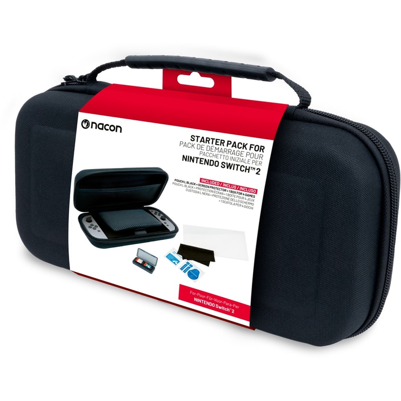 NACON Nacon Θήκη Μεταφοράς Screen Protector για Nintendo Switch 2 - Μαύρο