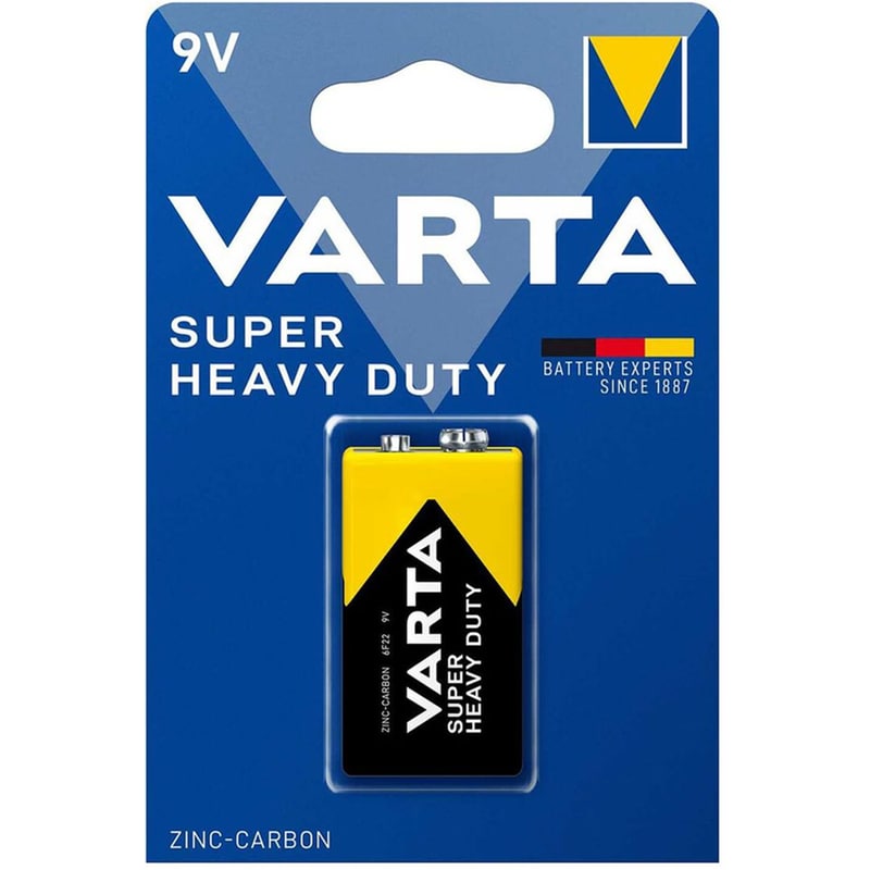 Varta Αλκαλική Μπαταρία 9V Zinc-Carbon 1τμχ