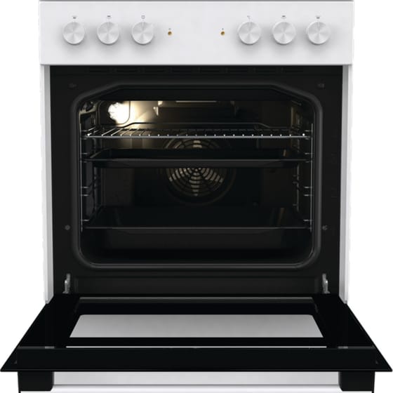 Ηλεκτρική Κουζίνα Εμαγιέ GORENJE GE6A40WB 71 lt Λευκό image 4