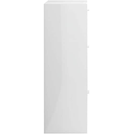 Βιβλιοθήκη VidaXL από Μοριοσανίδα 60x29.5x90 cm - Λευκό image 7