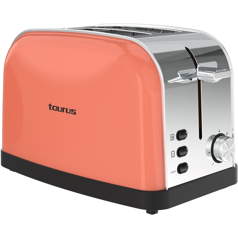 TAURUS VINTAGE II 2 Θέσεων 950W Κοραλί Φρυγανιέρα