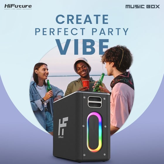 Party Speaker Hifuture Musicbox 100W - Μαύρο image 12