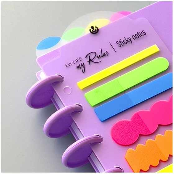 Αυτοκόλλητοι Σελιδοδείκτες Carchivo Neon Χρώματα image 1