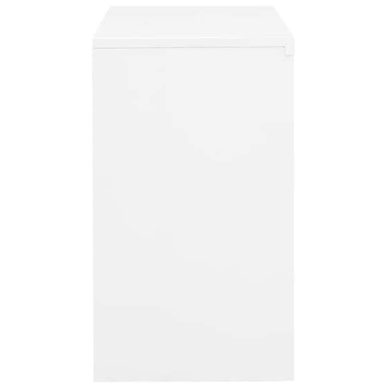 Ντουλάπι Γραφείου VidaXL από Ατσάλι 90x40x70 cm - Λευκό image 2