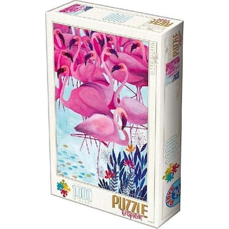 Dtoys Puzzle 1000pcs Kurti Andrea Flamingos (72887tr02)