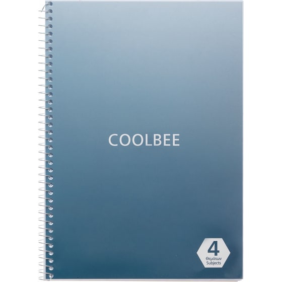 Τετράδιο Σπιράλ Coolbee Χάρτινο 17x25cm 4 Θεμάτων Notes (1 Τεμάχιο) image 0