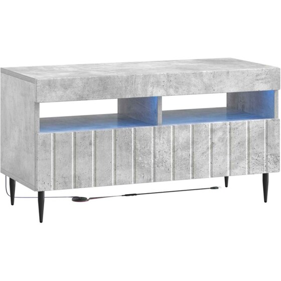Έπιπλο Τηλεόρασης VidaXL με LED 5 τμχ 178 x 35 x 43 cm - Γκρι Σκυροδέματος image 4